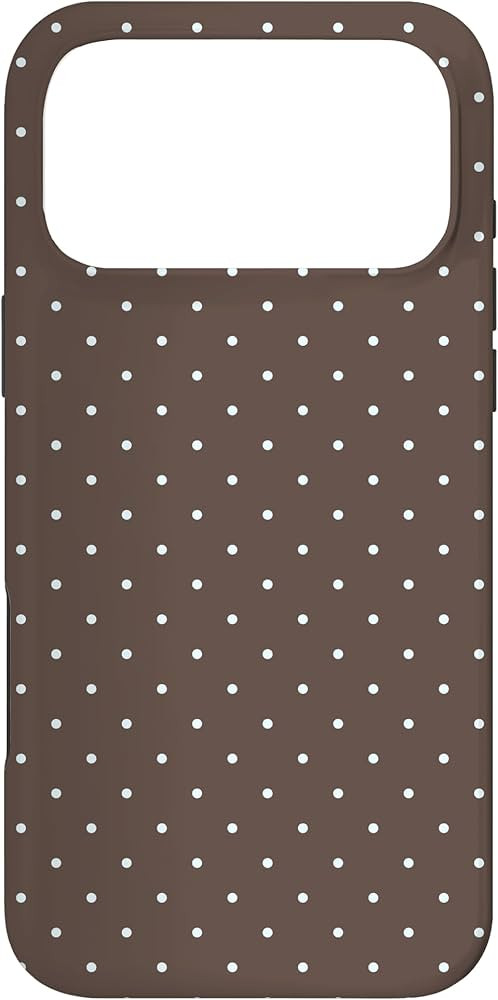 Boho Tiny Polka Dot Rockabilly Cute Brown Polkadot Case for iPhone 17 Pro Max | Amazon (UK)