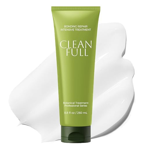 CLEANFULL Hydrate Soft Conditioner for Dry Damaged Hair, Botanical Bonding Repair Treatment Nourishes Hair Mask for Color Treated Brittle Hair, Strengthens & Adds Shine (8.8fl oz) | Amazon (US)