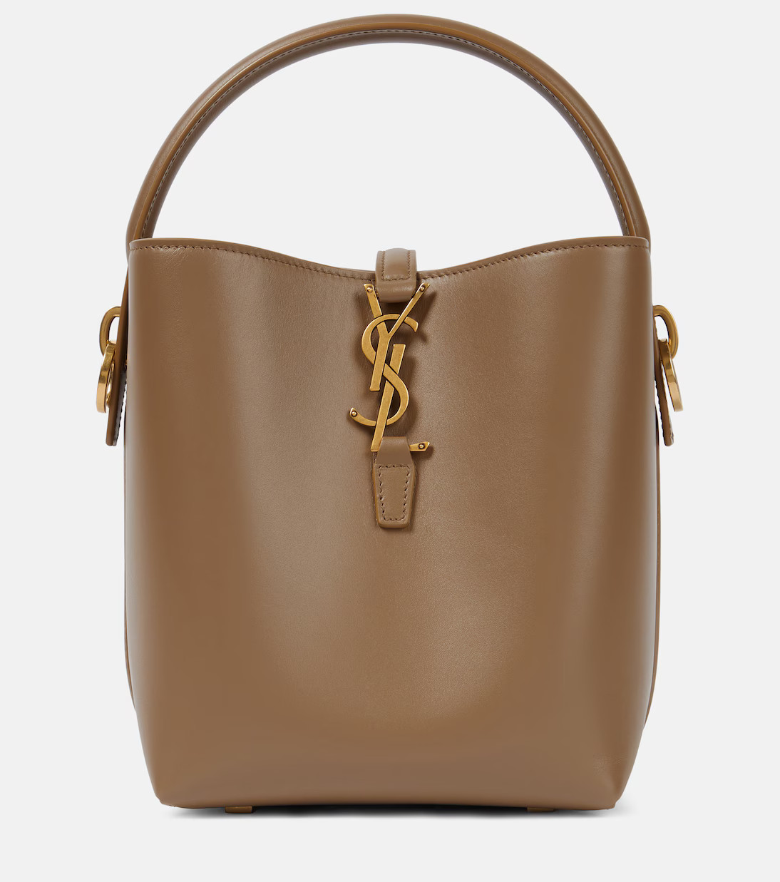 Le 37 Small leather bucket bag | Mytheresa (INTL)