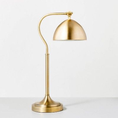 Metal Desk/Task Lamp Brass (Includes LED Light Bulb) - Hearth &#38; Hand&#8482; with Magnolia | Target