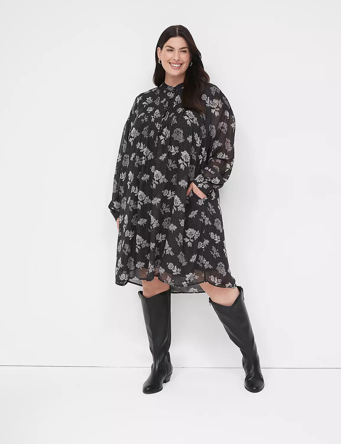 Pintuck Shirt Dress | LaneBryant | Lane Bryant (US)