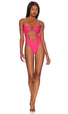 Lovers and Friends No Words One Piece in Hot Pink from Revolve.com | Revolve Clothing (Global)