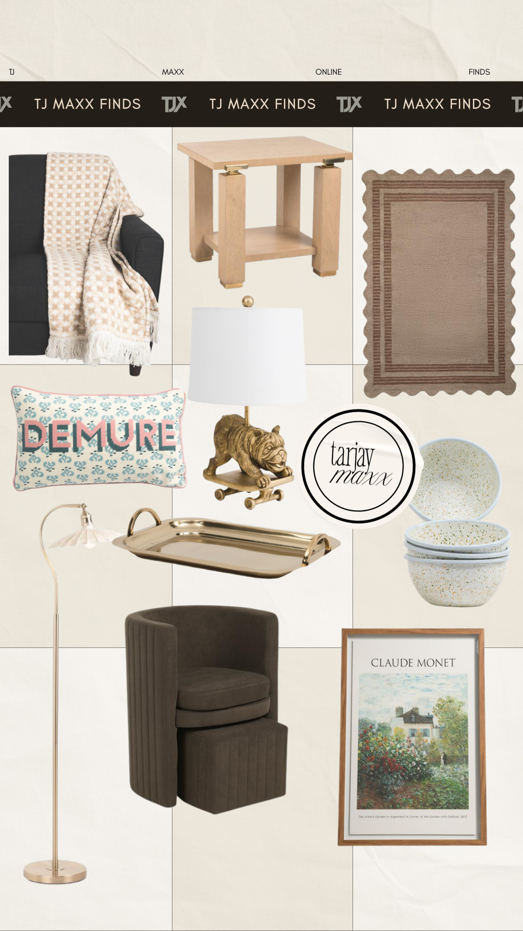 These TJ Maxx home finds are next level. The textures, the neutrals, the brass accents… it’s all giving elevated but still affordable. And the Loloi rug?? If you know, you know. They are SUCH good quality and I have so many of them in my home.
date night outfits, vacation outfits beach, easter basket stuffers, spring outfits, work outfits, rodeo outfit inspo, easter dress women, spring dresses, resort wear 2026, country concert outfits, tjmaxx home, tjmaxx finds, loloi rugs, neutral home decor, affordable home finds 

 #LTKSeasonal #LTKHome