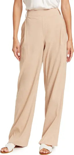 Vince Linen Wide Leg Pull-On Trousers | Nordstromrack | Nordstrom Rack
