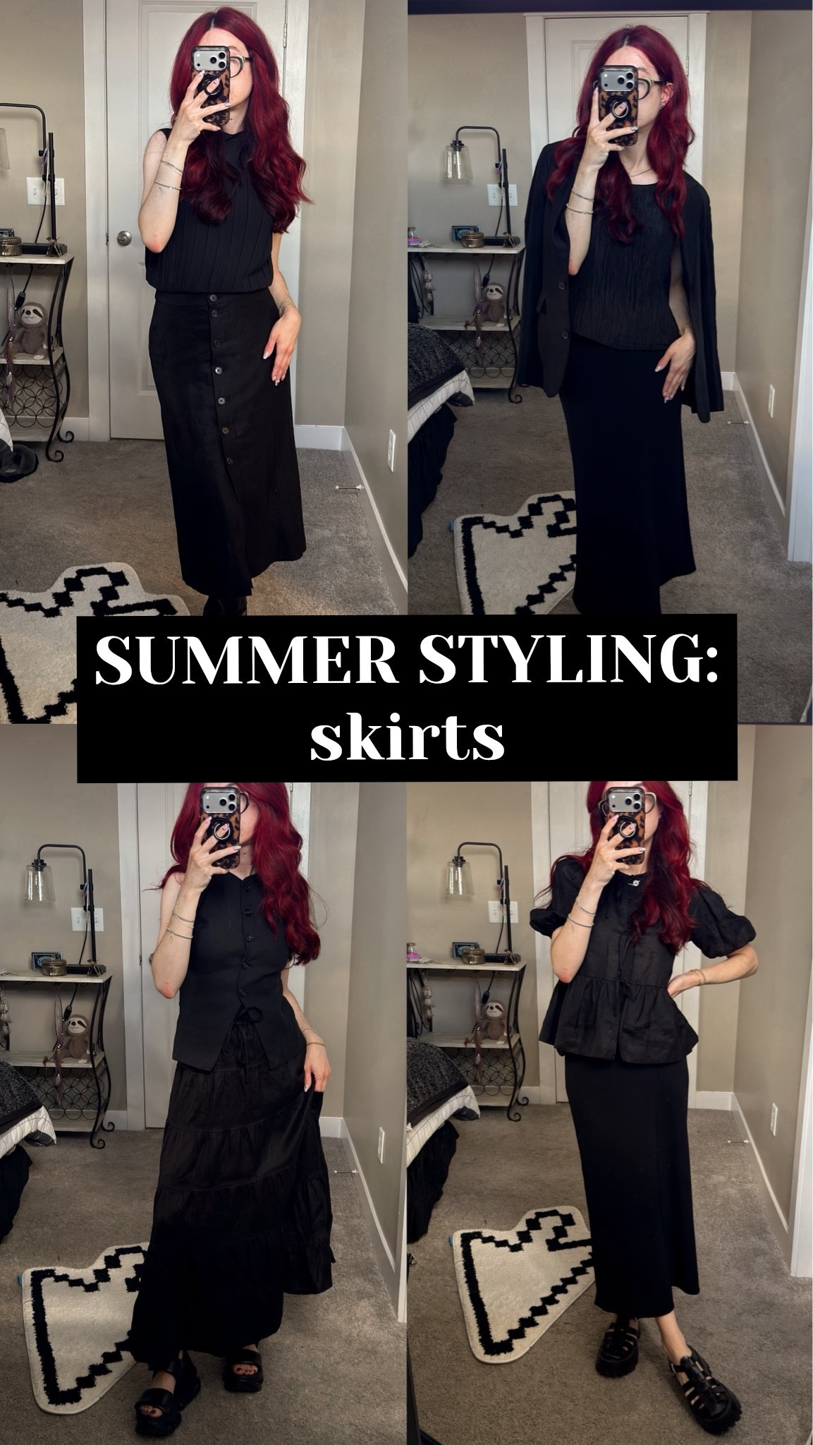 styling skirts for work for summer!

all black style, all black office outfit, work style, aritzia style, aritzia outfits, corporate goth, alternative style, corporate style, all black outfit, summer outfits, summer outfits 2026, layering, formulas, aritzia goth

#LTKSeasonal #LTKWorkwear #LTKootd