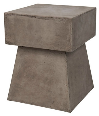 Safavieh Zen Indoor/Outdoor Mushroom Modern Concrete Accent Table | Ashley | Ashley Homestore