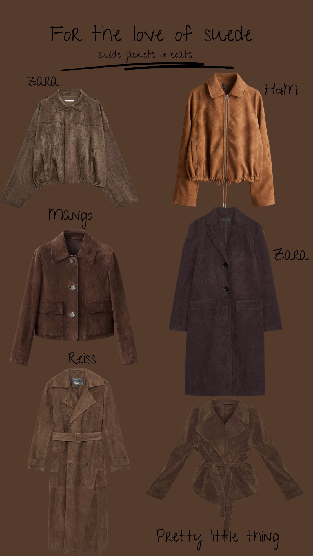 Suede moment jackets & coats 

#LTKeurope #LTKstyletip #LTKautumn
