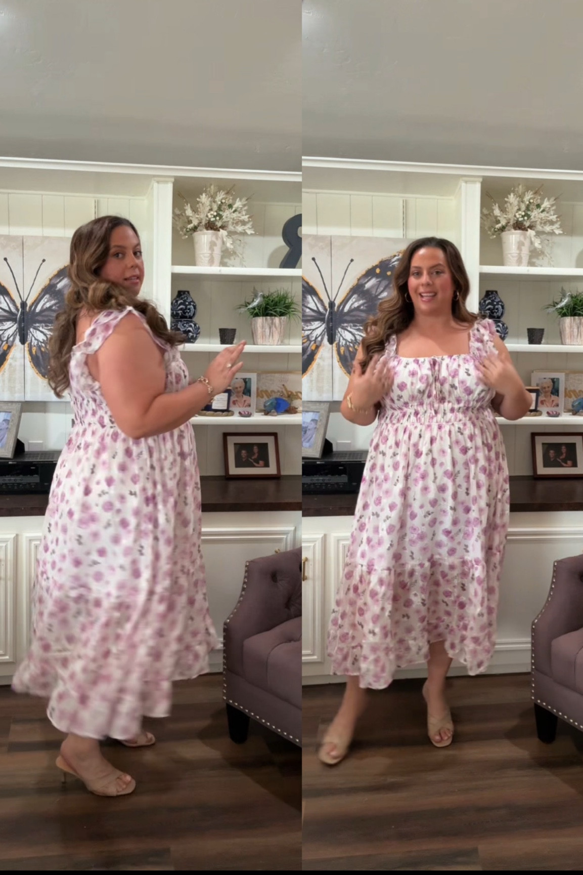 This amazon dress runs big! The xxl would fit a 3/4x easily imo! 

#LTKPlusSize