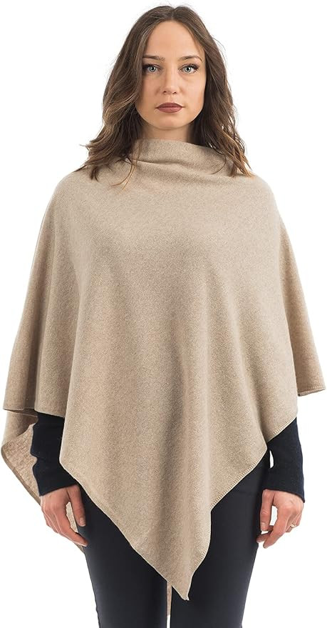 Dalle Piane Cashmere - Poncho Cashmere Blend - Made in Italy | Amazon (US)