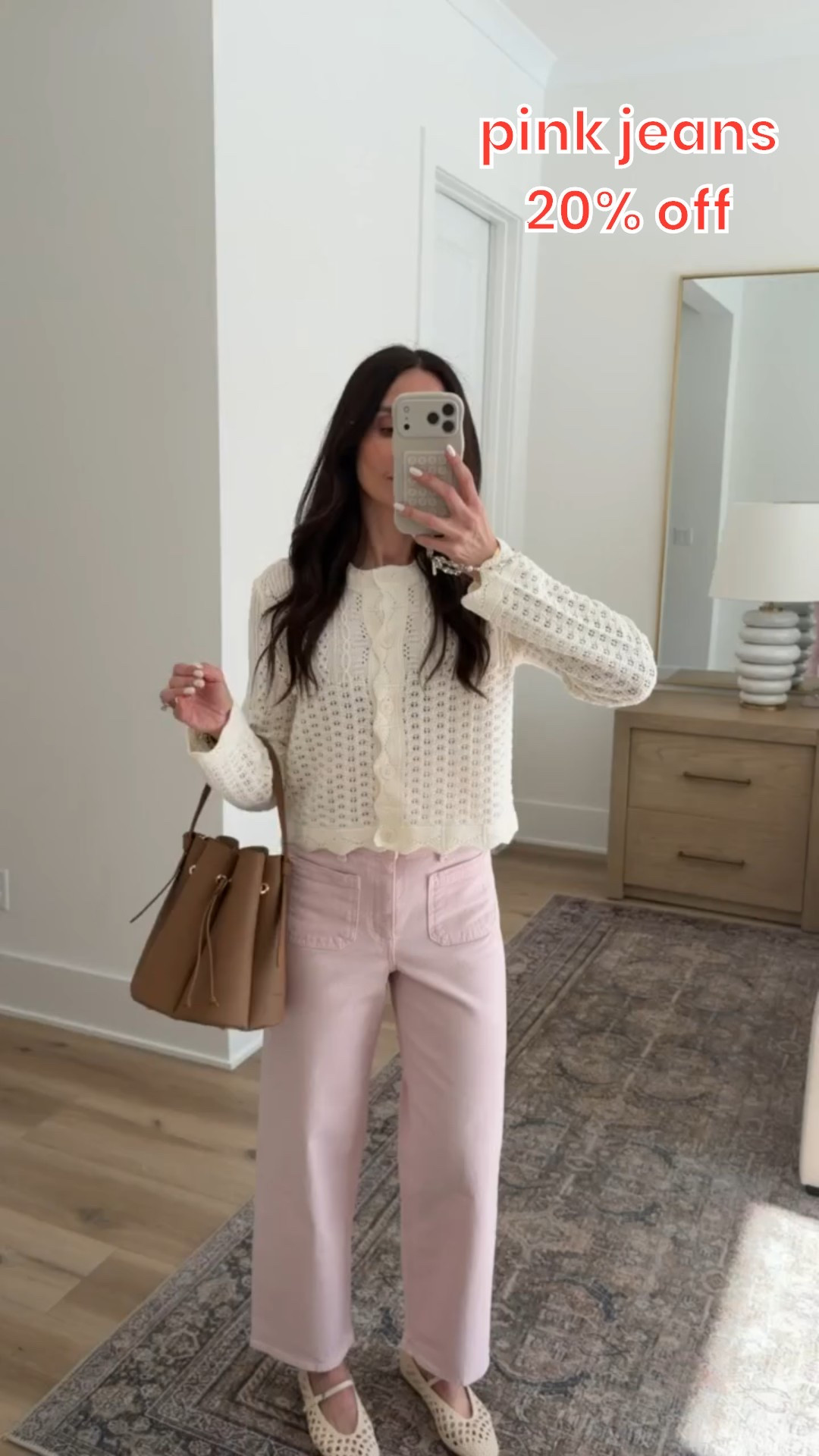 My pink jeans are 20% off!

Gorgeous crochet cardigan from Target, pink jeans, cute outfit, spring style, bucket bag, annabrstyle

#LTKOver40 #LTKSaleAlert