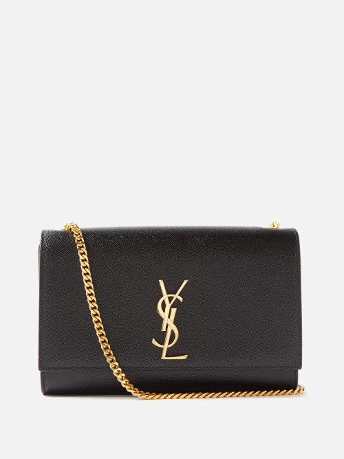 Saint Laurent - Kate Medium Leather Cross-body Bag - Womens - Black | Matches (US)