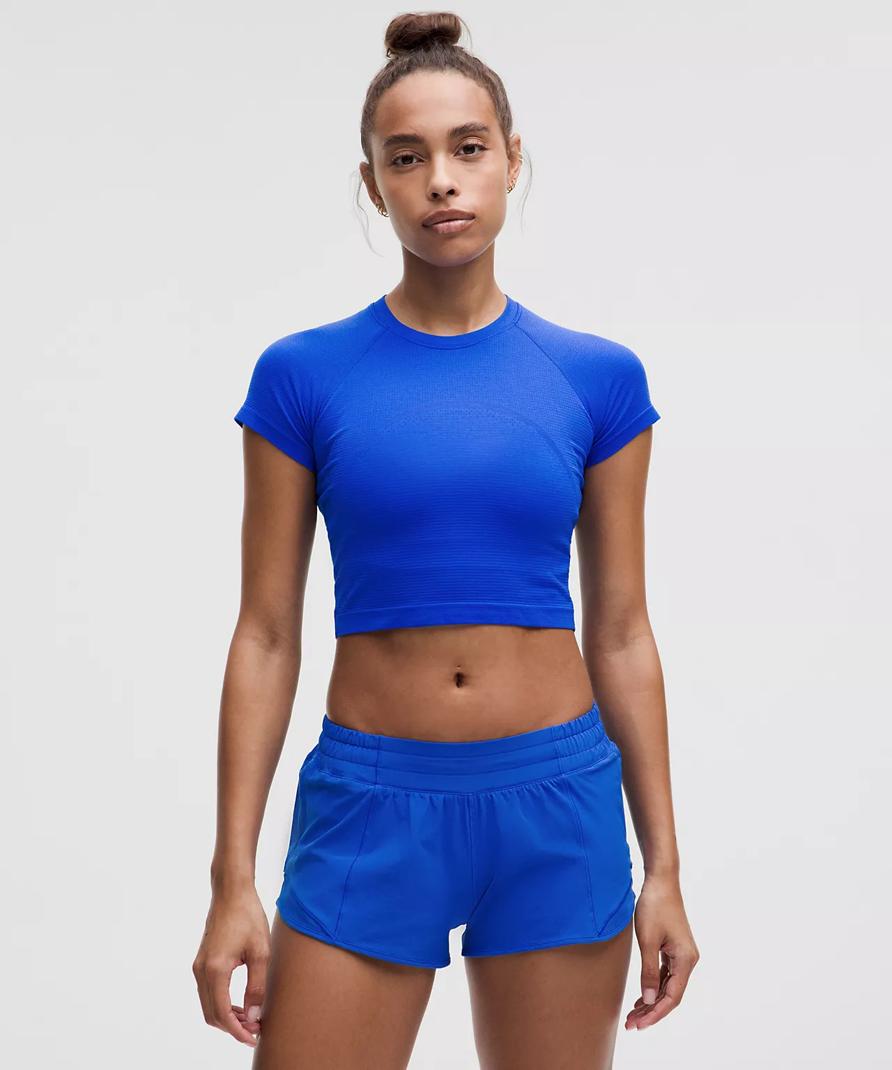 Swiftly Tech Cropped Short-Sleeve Shirt 2.0 | Women's Short Sleeve Shirts & Tee's | lululemon | Lululemon (US)