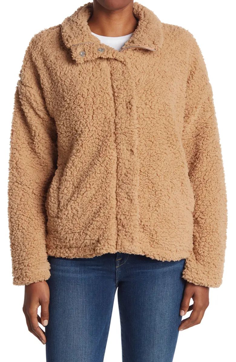Thread & Supply THREAD AND SUPPLY Wubby Faux Shearling Zip Jacket | Nordstrom | Nordstrom