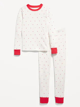 Matching Gender-Neutral  Valentine’s Day  Snug-Fit Pajamas for Kids | Old Navy (US)