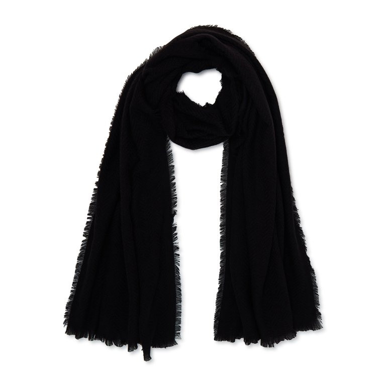 Time and Tru Women’s Pleated Blanket Wrap Scarf | Walmart (US)