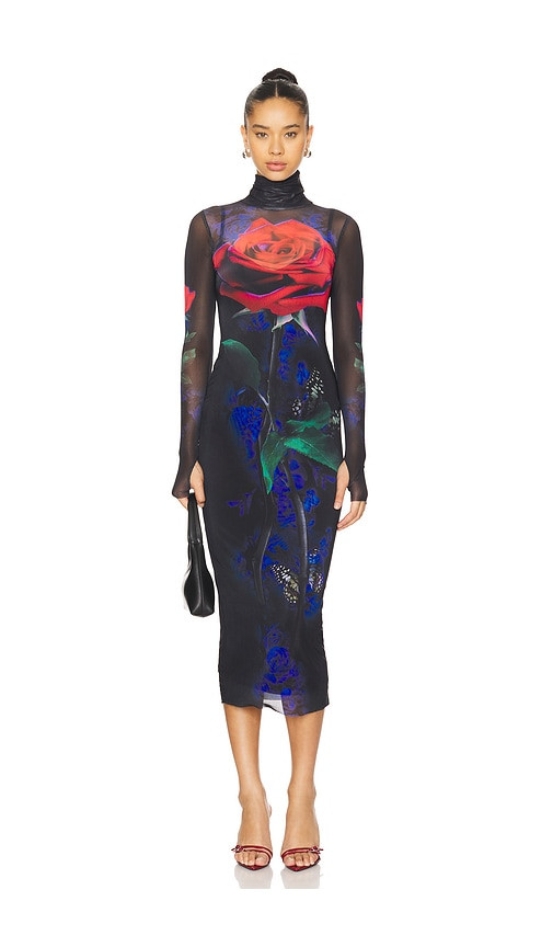 AFRM Shailene Dress in Black. - size 1X | Revolve Clothing (Global)