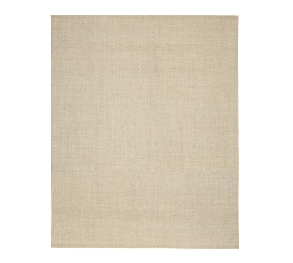 Solid Handcrafted Sisal Rug, 8x10', Linen | Pottery Barn (US)