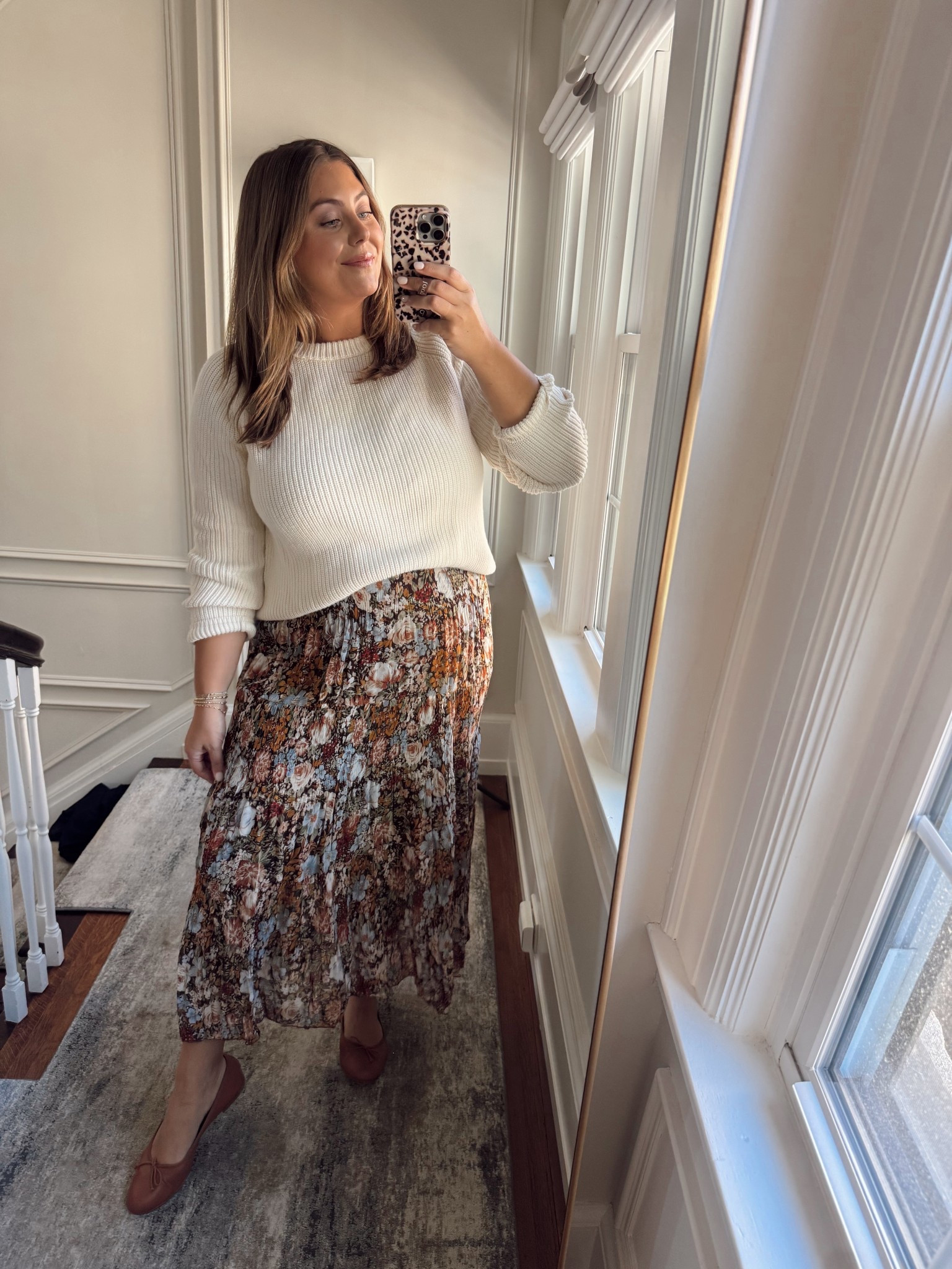 Fall outfit inspo - family photo outfit inspo - teacher outfit - wearing size XXL in sweater & skirt. 

#LTKPlusSize #LTKSeasonal #LTKWorkwear