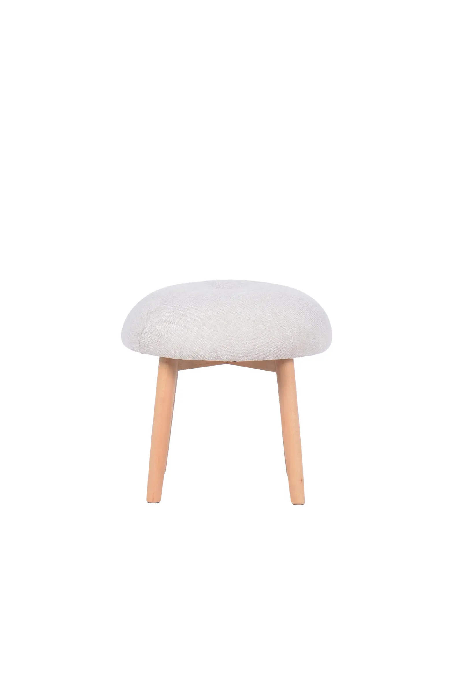 Tufted Fabric Upholstered Stool with Beech Wood Legs | Nordstrom | Nordstrom