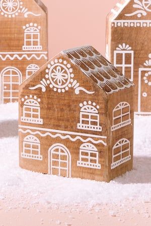 Small Wood Gingerbread House | Altar'd State