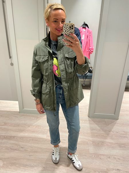 The Utility Jacket! Great with jeans and with the waist pulled on it gives it fab shape! The perfect spring jacket! 

#LTKplussize #LTKstyletip #LTKfindsunder100