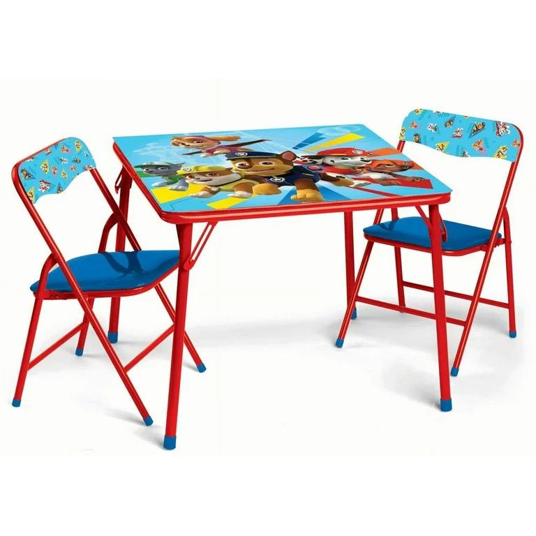 Paw Patrol Kids Activity Table and Chair Set, Multi-Color, 3-Piece | Walmart (US)