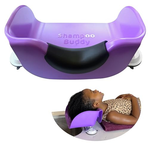 Shampoo Buddy Portable Hair Wash Basin for Children, Toddlers, Kids, Teens | Portable Shampoo Bowl for use on Bathtub or Sink (Purple) | Amazon (US)