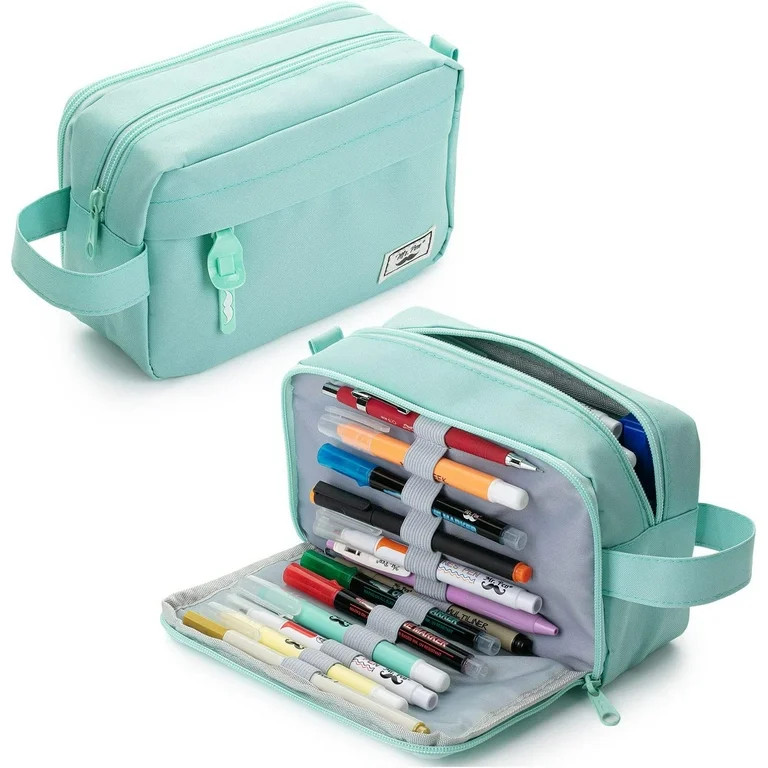 Mr. Pen- Large Capacity Pencil Case, Mint Green, Pencil Pouch, Pencil Bag, Pen Case | Walmart (US)