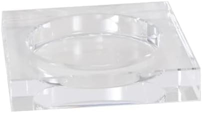 Crystal Candle Dish — by Alice Lane Home Collection — Size Large — Smooth, Round Cutout is ... | Amazon (US)