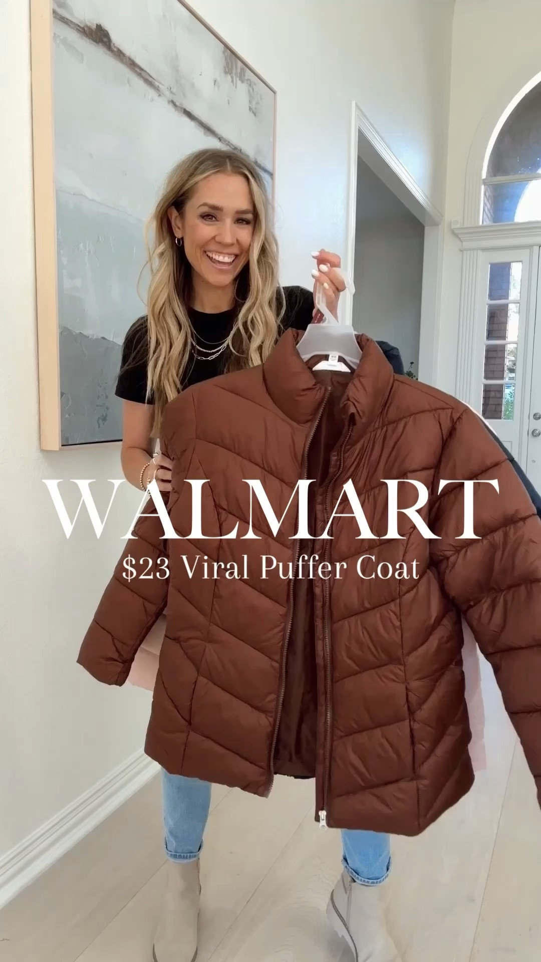 No wonder this puffer coat is going viral!👀 The quality and style is amazing and it’s only $23!!!🙌🏻 It comes in 9 difference color options and comes in size XS-3X.
✨SIZING✨ 5’5” • 125lbs • size: 4/S
I’m wearing a size small, my normal size. I suggest ordering your normal size.