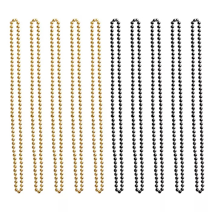 10ct New Year's Eve' Beaded Wearable Party Necklaces - Spritz™ | Target