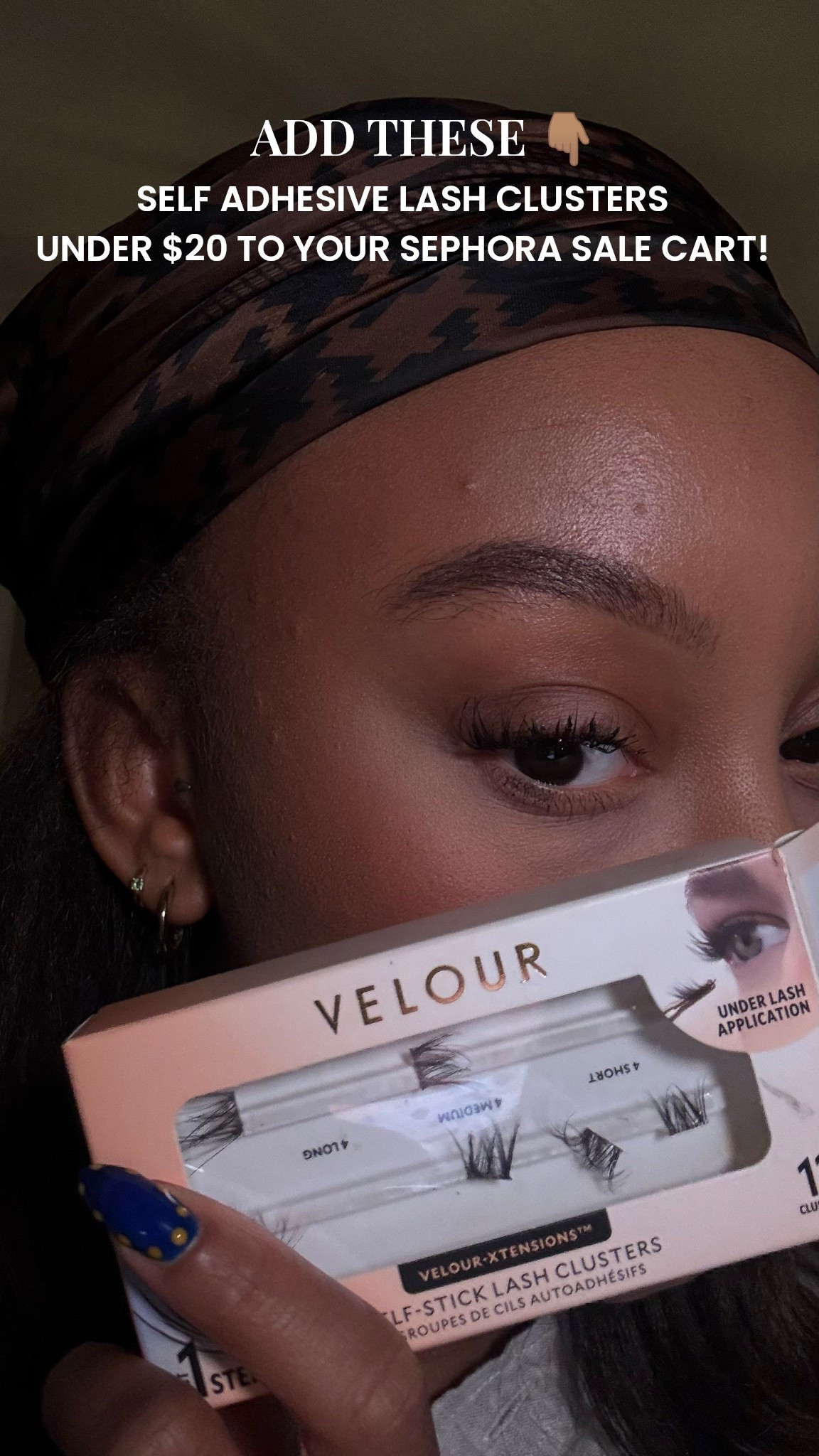 Snagged these velour lash clusters while in line to check out at Sephora a few months ago & forget about them until this week!
I threw these on for a day to night look and it elevated my makeup in UNDER A MINUTE! there’s three lengths, they are all self adhesive. I’d recommend apply them and pinching the lash together - I find when I didn’t do that they wouldn’t “stick”. Now I just have to figure out if they’re reusable 
🧚🏽‍♀️ adding these to my Sephora sale cart wishlist TUHDAY! 

#LTKSaleAlert #LTKBeauty #LTKSeasonal