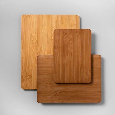3pc Bamboo Cutting Board Set - Made By Design&#8482; | Target