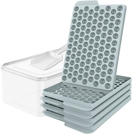 WIBIMEN Mini Ice Cube Trays, Upgraded Small Ice Cube Trays Easy Release, 104x4 PCS Tiny Ice Cube ... | Amazon (US)