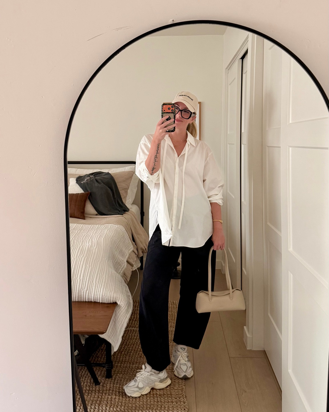 night out on a weekday?! heading to a soccer game and i had no idea what to wear lol so i went with some comfy barrel lounge pants and my favorite button up with a cute cap! ✨🤍 casual elevated chic and definitely comfy!

everything linked 👇🏻

#LTKootd #LTKTravel #LTKSeasonal