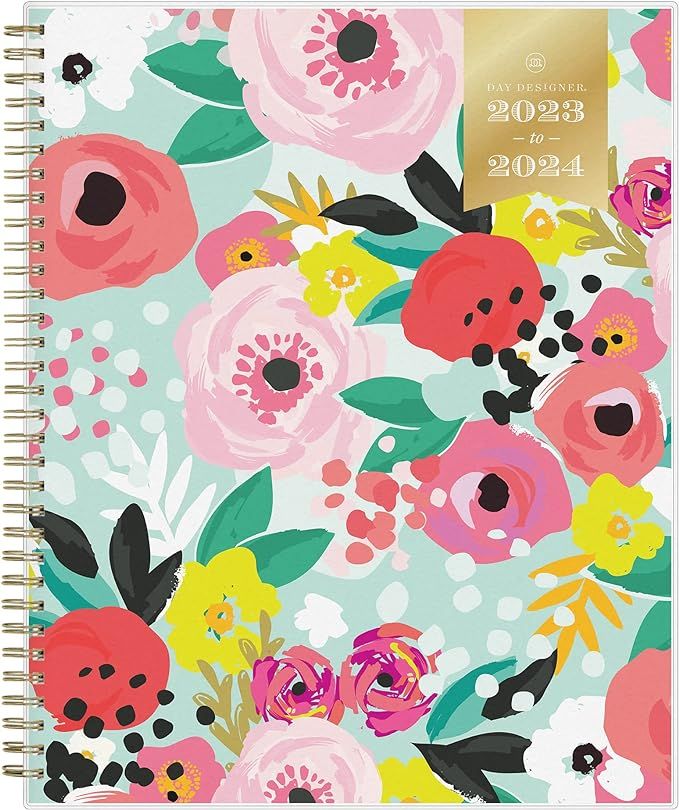 Day Designer for Blue Sky 2023-2024 Academic Year Weekly and Monthly Planner, 8.5" x 11", Frosted... | Amazon (US)