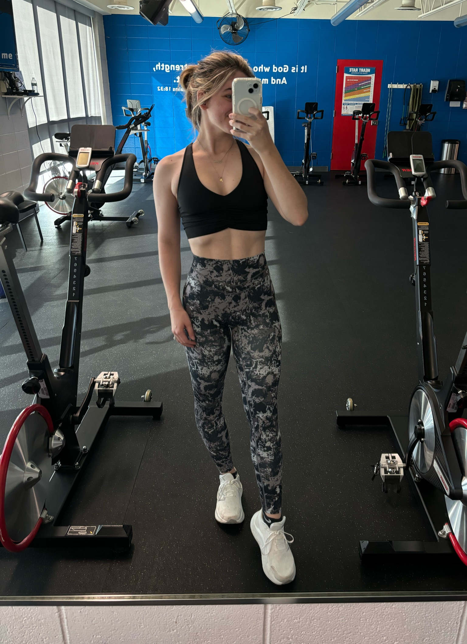 Fav gym fit! Walmart sports bra, vitality leggings, new balance shoes 

#LTKfindsunder100 #LTKshoecrush #LTKfitness