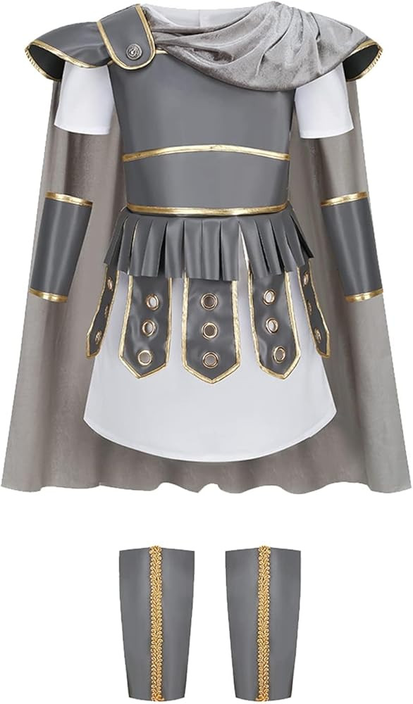LMYOVE Kids Warrior Costume, Halloween Boys Roman Soldier Gladiator Viking Medieval Historical Ro... | Amazon (US)