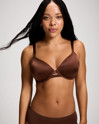 Stunning Top Fill Perfect Coverage T-Shirt Bra in Brown Nude size 32A | Soma Women's Bras | SOMA