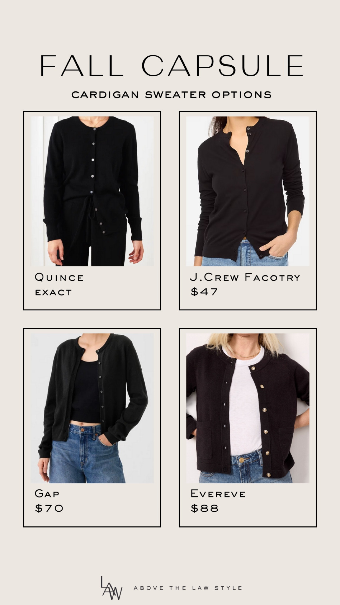 Fall Capsule: Cardigan Sweater

#LTKStyleTip #LTKFindsUnder100 #LTKFindsUnder50