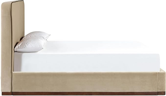 Meridian Furniture RavaBeige-K Rava Collection Modern | Contemporary King Bed with Ultra Luxe Bei... | Amazon (US)