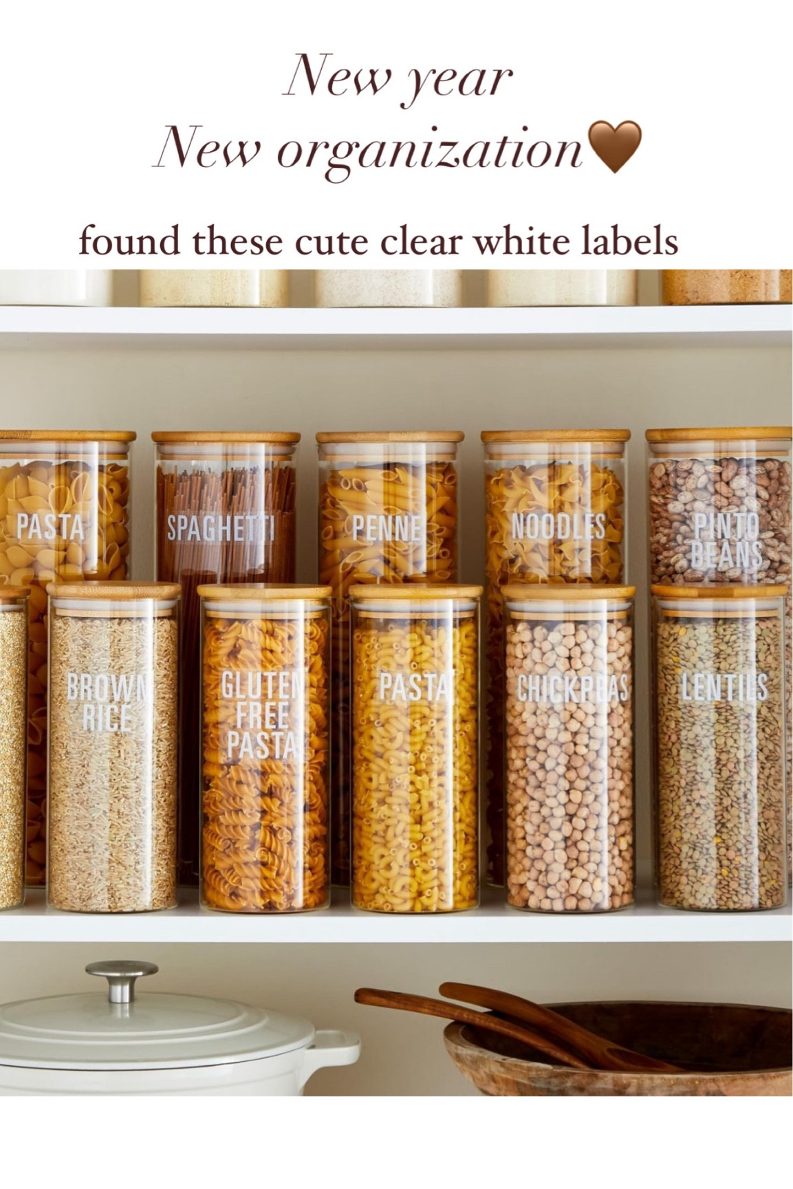 New Year goals 
Home organization 
Pantry organization for your kitchen   

#LTKhome #LTKfamily #LTKfindsunder50
