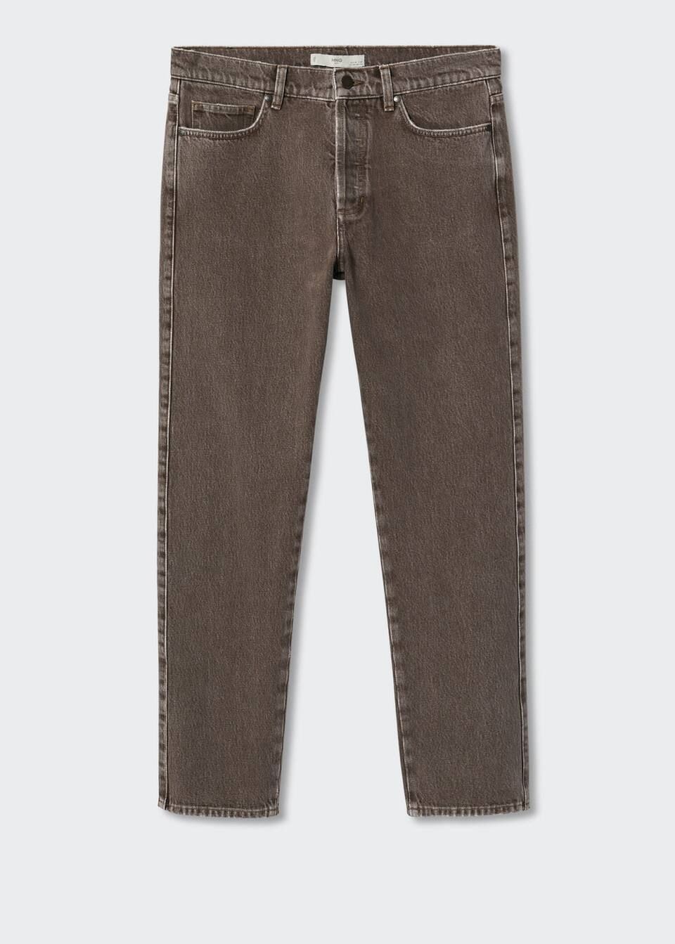 Vintage straight-fit jeans | MANGO (US)