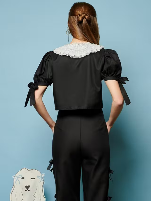 Sister JaneSandy Bow Top, Black | John Lewis (UK)