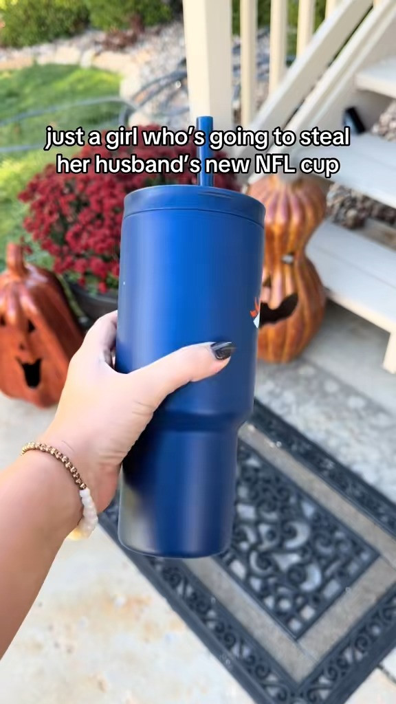Show off your team pride with the NFL Trek Tumbler Cup-built to keep your drinks ice-cold for hours so you can cheer on your team in style. Perfect for tailgates, watch parties, or everyday hydration for die-hard football fans.

#LTKdayinmylife #LTKHoliday #LTKGiftGuide