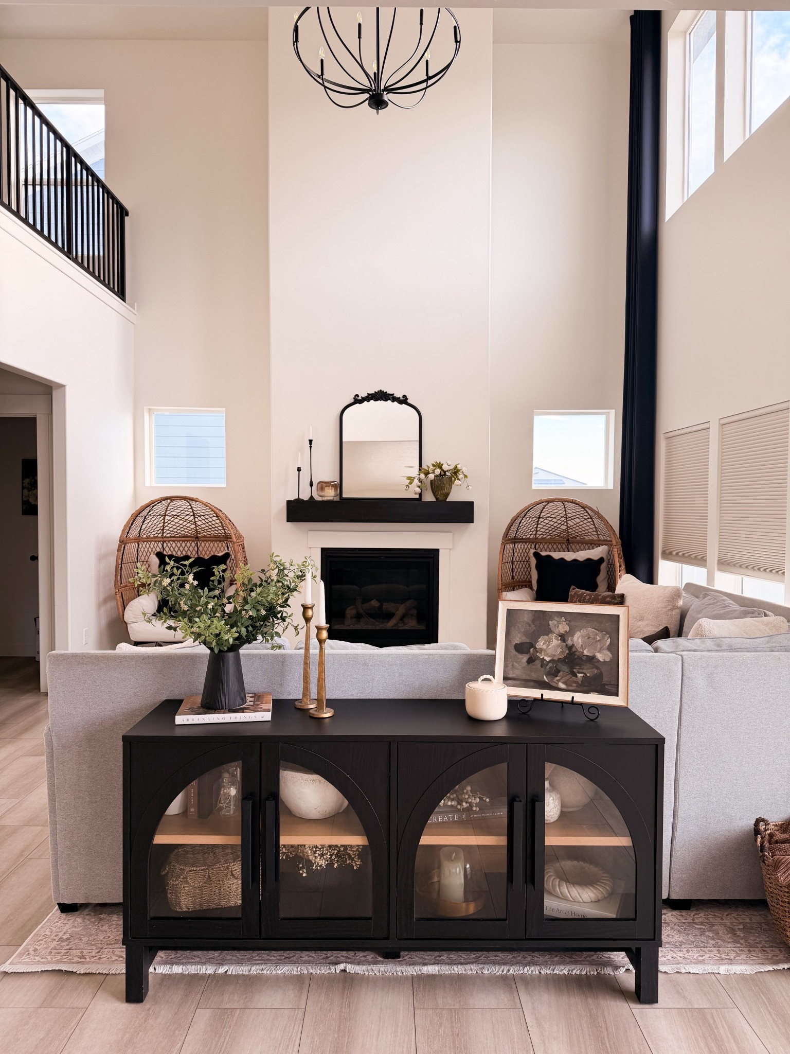 Living Room Console Table Styling | Affordable Walmart/amazon Decor

A little living room styling moment I’ve been loving lately 🤎

I styled this console table with a few simple pieces and it completely pulled the space together. The black textured vase from Walmart is one of my favorite finds right now — it has that modern organic pottery look and it’s such an easy piece to decorate with.

I added some greenery, a few candles, and layered books for a simple neutral console table setup that feels cozy but still elevated.

I keep saying this, but Walmart home decor has been so good lately. So many pieces look designer but are actually super affordable, which makes it easy to refresh your space without overspending.

If you love neutral living rooms, modern organic decor, earthy textures, and modern farmhouse style, these are such good pieces to mix into your home.

Everything is linked here 🤎

console table decor
living room decor ideas
modern organic living room
neutral home decor
black furniture styling
affordable home decor finds
Walmart home decor finds
modern farmhouse decor
designer look for less
home styling inspirationtrends

#LTKspring #LTKHome #LTKspringtrends