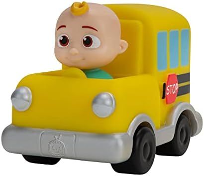 Jazwares Cocomelon JJ Mini Yellow School Bus Little Vehicle Cars | Amazon (US)