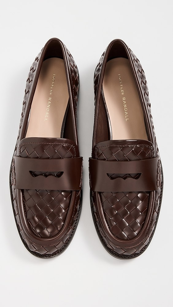 Rachel Woven Leather Loafers | Shopbop