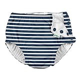 i Play Boys Reusable Absorbent Baby Swim Diapers Navy Stripe 12 Months | Amazon (US)