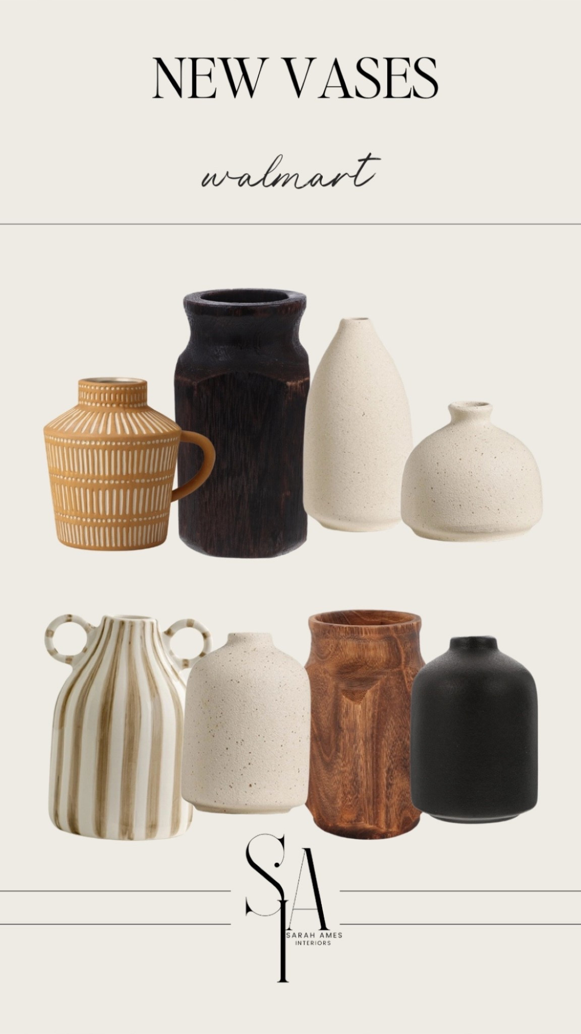 Gorgeous and unique new vases at Walmart. Wood vases and ceramic vases!


#LTKsale #LTKcasa #LTKcanada

#LTKwinter